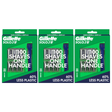 3x Gillette Mens Solo 3 Razor Blades & Shaver Pack (10 Cartridges & 1 Handle)