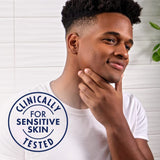 4x Gillette SkinMate Mens Sensitive Disposable Razors - Blue
