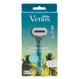 Gillette PK2 Deluxe Smooth Miami Sunrise Venus x1 Handle x2 5 Deluxe Blades