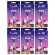 6x Gillette Venus Extra Smooth Womens 5 Blade Razor Bulk Pack - Miami Midnight (1 Handle + 2 Cartridges)