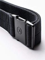 Arcade Ranger Slim Belt Stretch Metal-Free Buckle Lightweight One Size in Midnight Black