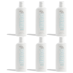 6x Bondi Sands 200ml Pure Self Tan Foaming Water Bulk Pack - Light Medium (Fragrance Free)