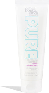3x Bondi Sands 75mL Pure Self Tanning Sleep Mask - Renew Hyaluronic Acid & Vitamin A (Bulk Pack)