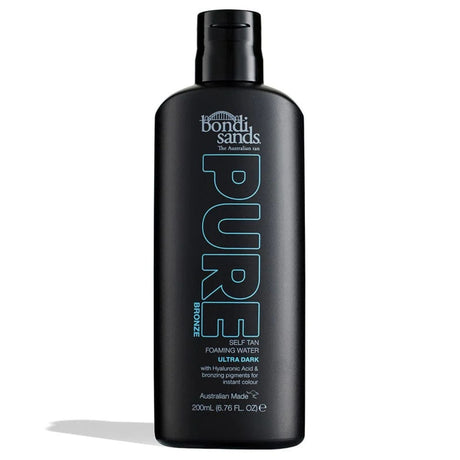 6x Bondi Sands 200ml Pure Bronze Self Tan Foaming Water Bulk Pack - Ultra Dark