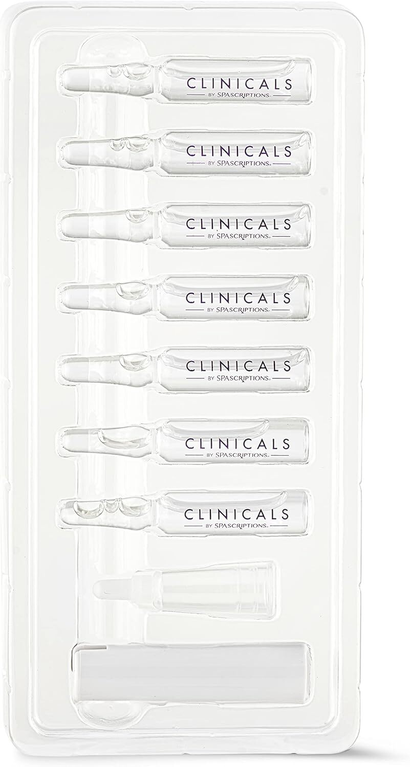 Spascriptions Clinicals 7-Pack Resurfacing Serum Ampoules - Niacinamide & Glycolic Acid