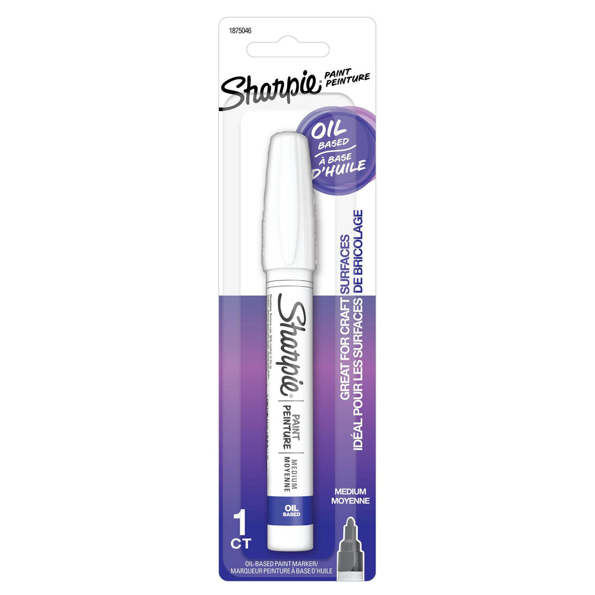 Sharpie Oil-Based Paint Marker in White Medium Point