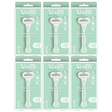 6x Gillette Venus Womens 3-Blade Razor Bulk Pack - Smooth Sensitive (Handle + 2 Cartridges)