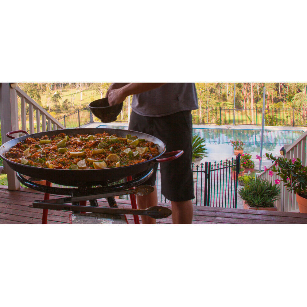 Garcima Paella Gas Burner Tripod Stand & Pan Set - 50cm