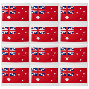 12x Large Red Ensign Flag Bulk Pack - Australian Maritime Ships Flag (180 x 90cm)