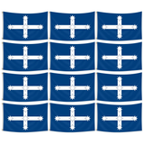 12x Large Australian Eureka Flag Bulk Pack - Southern Cross Stockade Flag (180 x 90cm)
