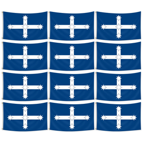 12x Large Australian Eureka Flag Bulk Pack - Southern Cross Stockade Flag (180 x 90cm)