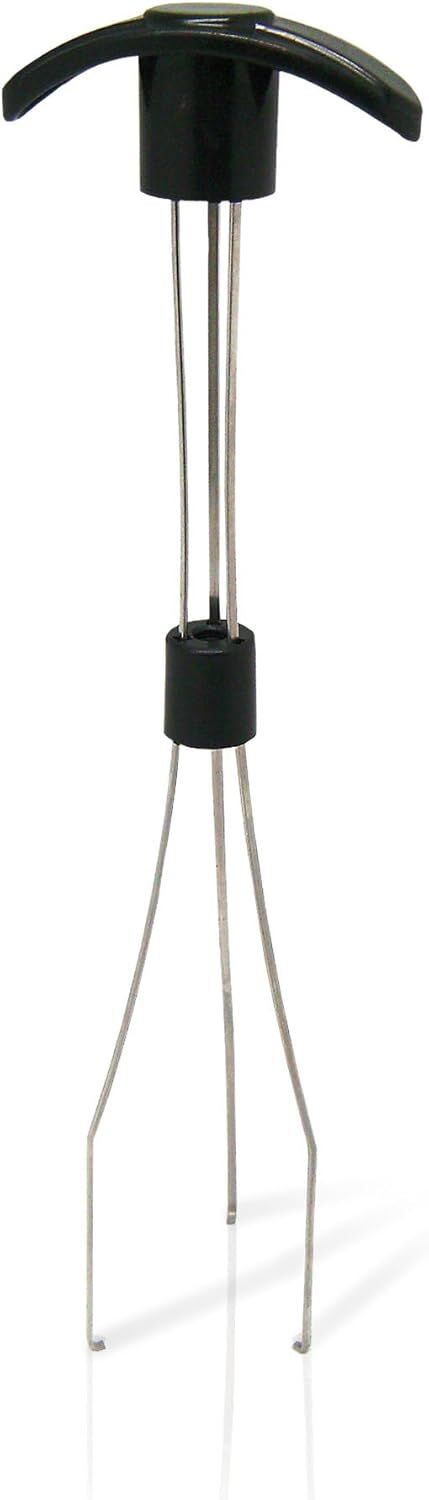 Vin Bouquet Wine Bottle Cork Extractor & Lifter in Black/Silver