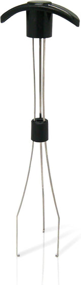 Vin Bouquet Wine Bottle Cork Extractor & Lifter in Black/Silver