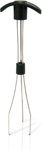 Vin Bouquet Wine Bottle Cork Extractor & Lifter in Black/Silver