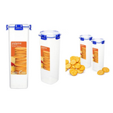 4x Sistema Klip It Plus 1.8L Food Storage Container for Biscuits & More - Made in New Zealand