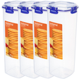 4x sistema Klip It Plus 1.8L Food Storage Container (Made in New Zealand)