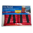 2pcs (Twin-Pack) Everyday Fire Blanket (1.5mx1m) w/ Soft Pouch (AS/NSZ 3504)