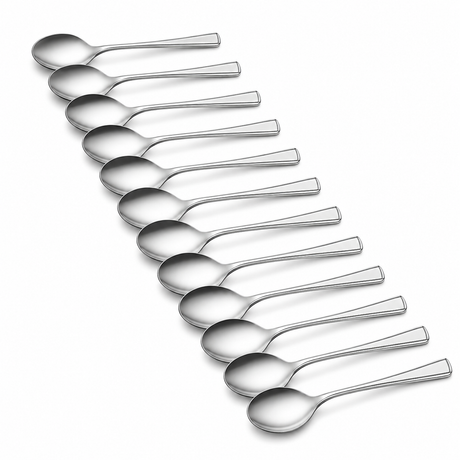 12x Tablekraft 170mm Harley Soup Spoon Bulk Pack (18/10 Stainless Steel)