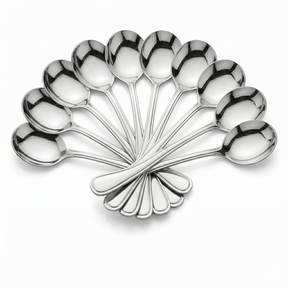 12x Stanley Rogers Clarendon Soup Spoon Bulk Pack (18/10 Stainless Steel) - Mirror Polished