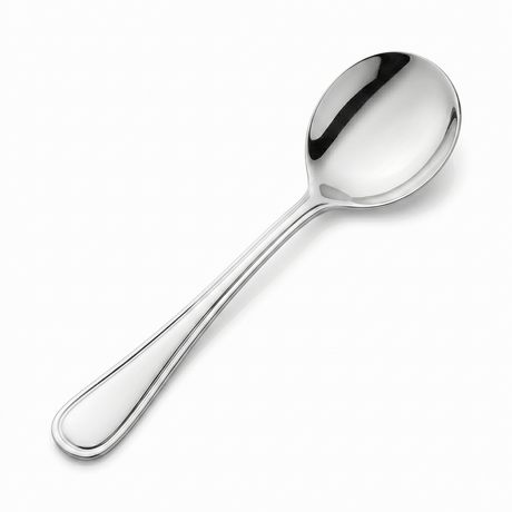 12x Stanley Rogers Clarendon Soup Spoon Bulk Pack (18/10 Stainless Steel) - Mirror Polished