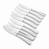 12x Stanley Rogers Clarendon Dinner Table Knife Bulk Pack (18/10 Stainless Steel) - Mirror Polished