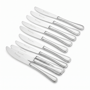 12x Stanley Rogers Clarendon Dinner Table Knife Bulk Pack (18/10 Stainless Steel) - Mirror Polished