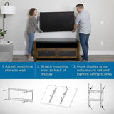 Philips 40"-100" Universal Tilt TV Wall Mount VESA for Flat & Curved Screens/Televisions