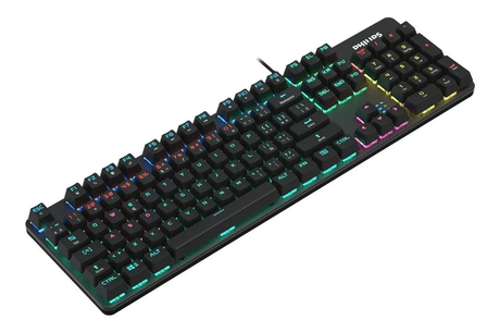 Philips Momentum USB Wired Mechanical Gaming Keyboard w/ Rainbow Backlight