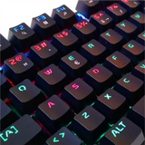 Philips Momentum USB Wired Mechanical Gaming Keyboard w/ Rainbow Backlight