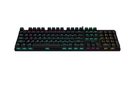 Philips Momentum USB Wired Mechanical Gaming Keyboard w/ Rainbow Backlight