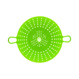 Chef'n Vibe Round 29.5cm Silicone Vegetable Steamer Kitchen Cooking Basket - Green