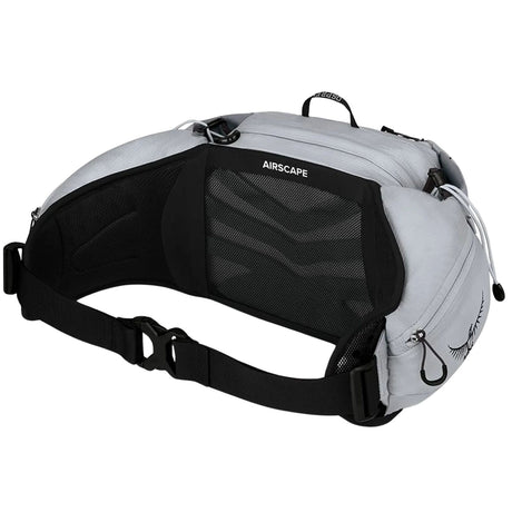Osprey Tempest 6L Womens Lumbar Waist Pack in Aluminum Grey – Lightweight, Biostretch Hipbelt, Dual Bottle Sleeves