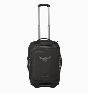 Osprey 40L Wheeled Transporter Duffel Bag Travel Carry On Suitcase in Black