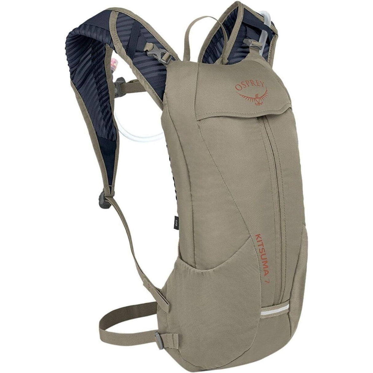 Osprey Kitsuma 7L Women's Biking Backpack with Hydraulics Reservoir, Sawdust Tan, One Size