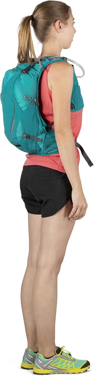Osprey Dyna 15L Women's Running Hydration Vest Bag in Reef Teal Size XS/S