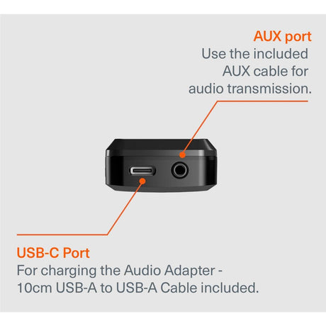 Cygnett Voyager Wireless Elite Audio Adapter - Black