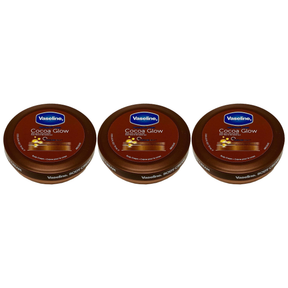 3x Vaseline 75ml Intensive Care Cocoa Body Cream (Pack)