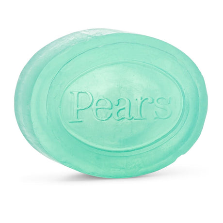 6x Pears 100g/3.53oz Pure & Gentle Transparent Bar Soap with Lemon Flower Extracts Bulk Pack for Sensitive Skin - Green