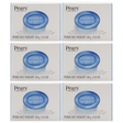6x Pears 100g/3.53oz Pure & Gentle Transparent Bar Soap with Mint Extracts Bulk Pack - Blue