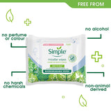 Simple 20 Micellar Wipes for Sensitive Skin