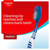 12x Colgate Extra Clean Toothbrush Medium Bulk Pack (12 Packs of 1)