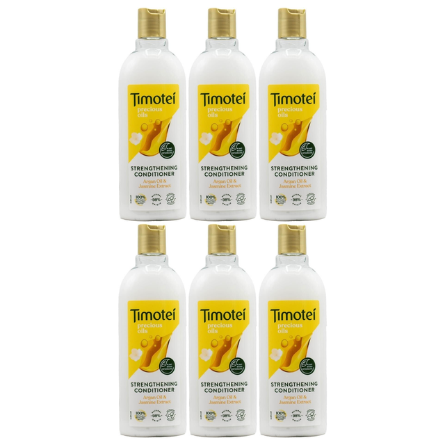 6x 300ml Timotei Strengthening Conditioner Bulk Pack - Argan Oil & Jasmine Extract
