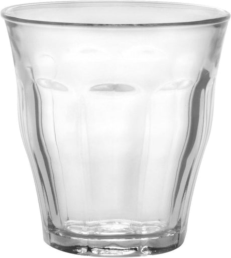 6pcs 250ml Picardie Clear Glass Tumbler Glasses Thick & Sturdy BPA Free
