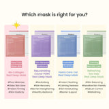 4x Biodance Bio-Collagen Real Deep Hydrogel Face Mask Bulk Pack - 34g Each (Korean Skincare)