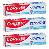 3x Colgate 110g Sensitive Whitening Toothpaste Pack - Teeth Pain Relief