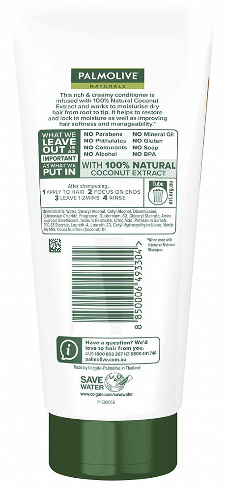 Palmolive Naturals Conditioner Intensive Moisture Coco Cream 350ml