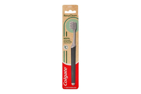 Colgate Toothbrush 100% Recycled Food Grade Plastic Handle Soft Bristles