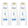 3x Dove 320ml Shampoo Nourishing Moisture Pack - Normal to Dry Hair