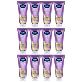 12x Vaseline 300ml Serum Burst Body Lotion Bulk Pack - Healthy Bright Gluta-Hya Spotless Glow