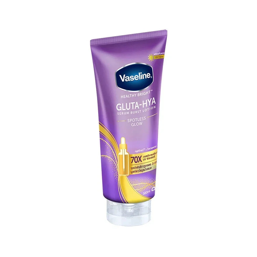 12x Vaseline 300ml Serum Burst Body Lotion Bulk Pack - Healthy Bright Gluta-Hya Spotless Glow